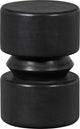 Tavolino in legno tuve - legno - marrone nero - 45x30x30