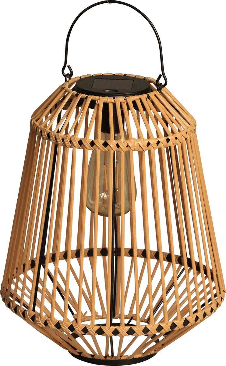 Luxform - lámpara de mesa solar - ibiza - LED - lámpara colgante con asa - energía solar - 33,5 cm de alto