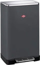 Wesco big double boy afvalscheider | 36 liter | duo pedaalemmer (2x18 liter) | metaal - mat grafiet | prullenbak