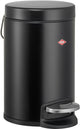 Wesco kosmetik 133 afvalbakje | pedaalemmer | 3 liter | metaal - matzwart | make-up afvalemmer