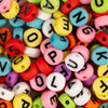 Creative Company Round Letter Perline Colours, 25 grammi