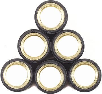 Rms variomatic gewicht roller core set 19x17 mm, 11.0 g, 6 pcs.