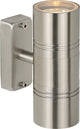 Lucide arne-led - aplique interior exterior - ø 6,3 cm - led - gu10 - 2x5w 2700k - ip44 - cromo mate