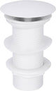 Tapón de drenaje Differnz blanco mate - combinación siempre abierta - tamaño: l - ã˜ 72 mm