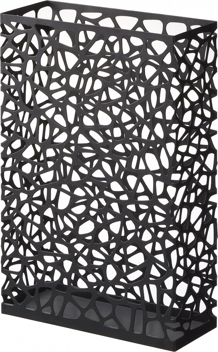 Paragüero Yamazaki - rectangular - nido - negro