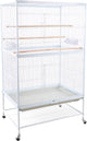 Flamingo volière sumba wit – volière voor buiten binnen – volière aluminium – 79x52x134 cm – volière