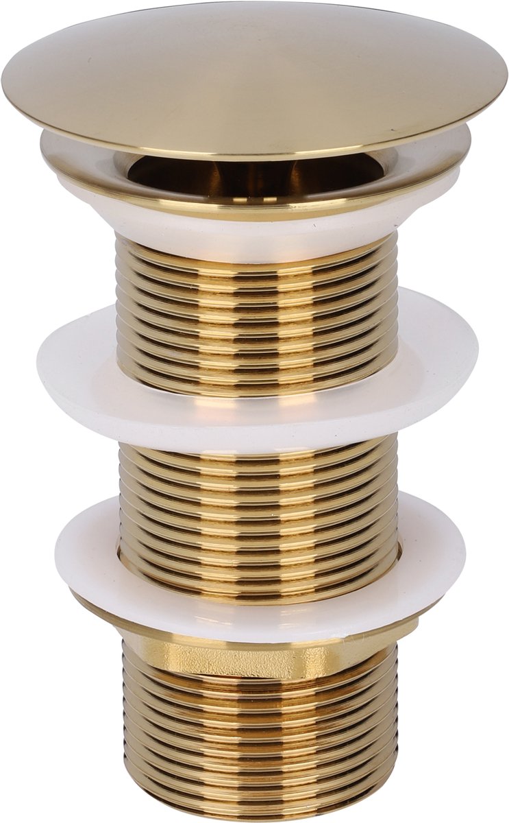 Tapón de drenaje Differnz oro mate - combinación siempre abierta - tamaño: l - ã˜ 72 mm