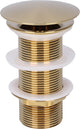 Tapón de drenaje Differnz oro mate - combinación siempre abierta - tamaño: l - ã˜ 72 mm