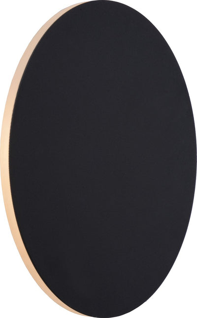 Lucide eklyps led - lampada da parete - ø 25 cm - led - 1x9w 3000k - nero
