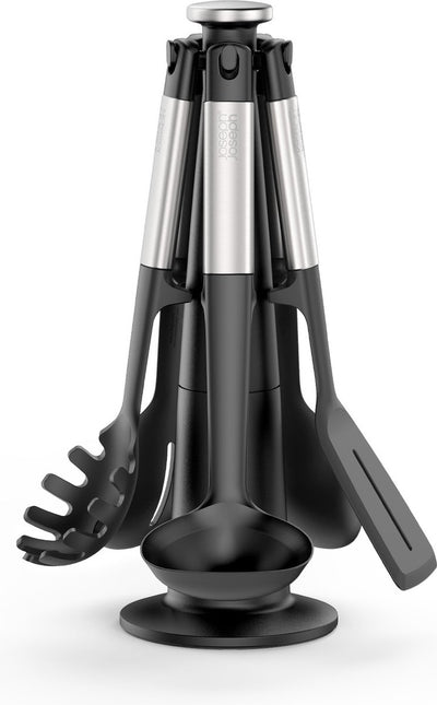 Joseph joseph - elevate carrousel met keukenhulpen 6-delig - kunststof - zilver