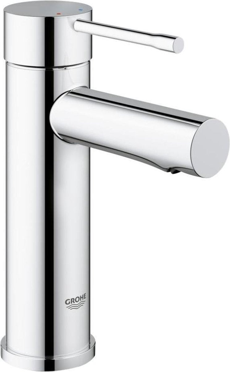Grohe essence new wastafelkraan - lage uitloop - zonder waste - chroom - waterbesparend