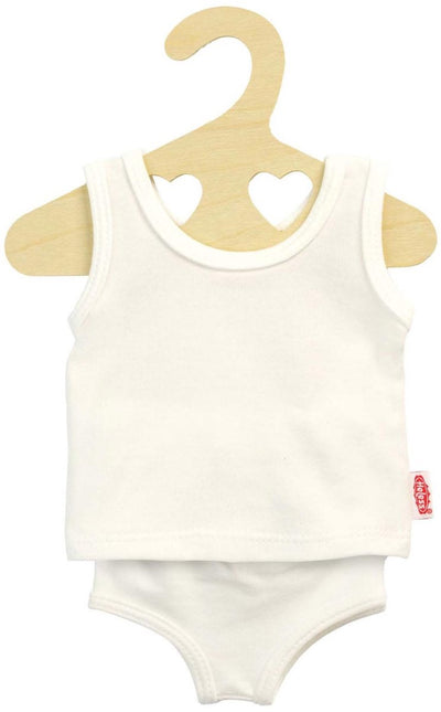 Mutande bambole e camicia bianca, 20-25 cm