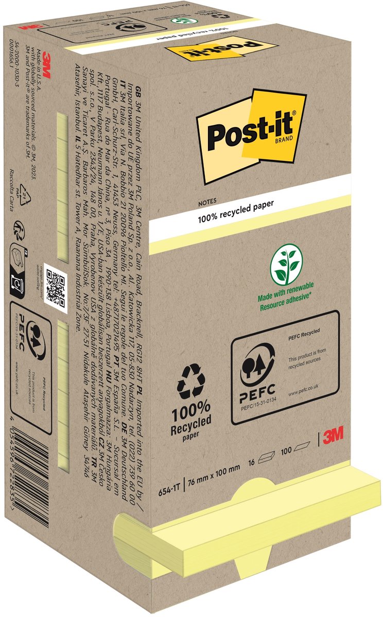 Post-it adesivo post-it giallo