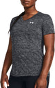 Under armour tech ssv - camiseta deportiva twist para mujer - negro - blanco