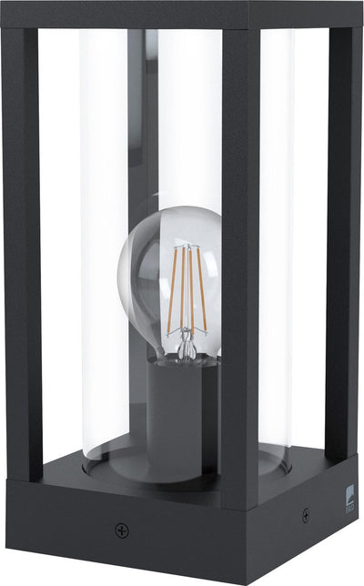 Lampada da esterno con piedistallo Eglo cascinetta - e27 - 30,5 cm - nera