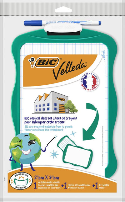 Pizarra Bic recy 21x31 incl rotulador + borrador