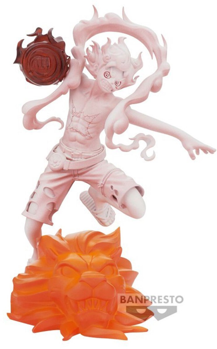 Banpresto de una pieza - película roja - mono d. figuras coleccionables de luffy multicolor