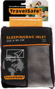 Presa in microfibra Travelsafe - coperta - 1pers. - bianco naturale