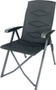 Silla de camping Eurotrail autún, silla de posición plegable, negro