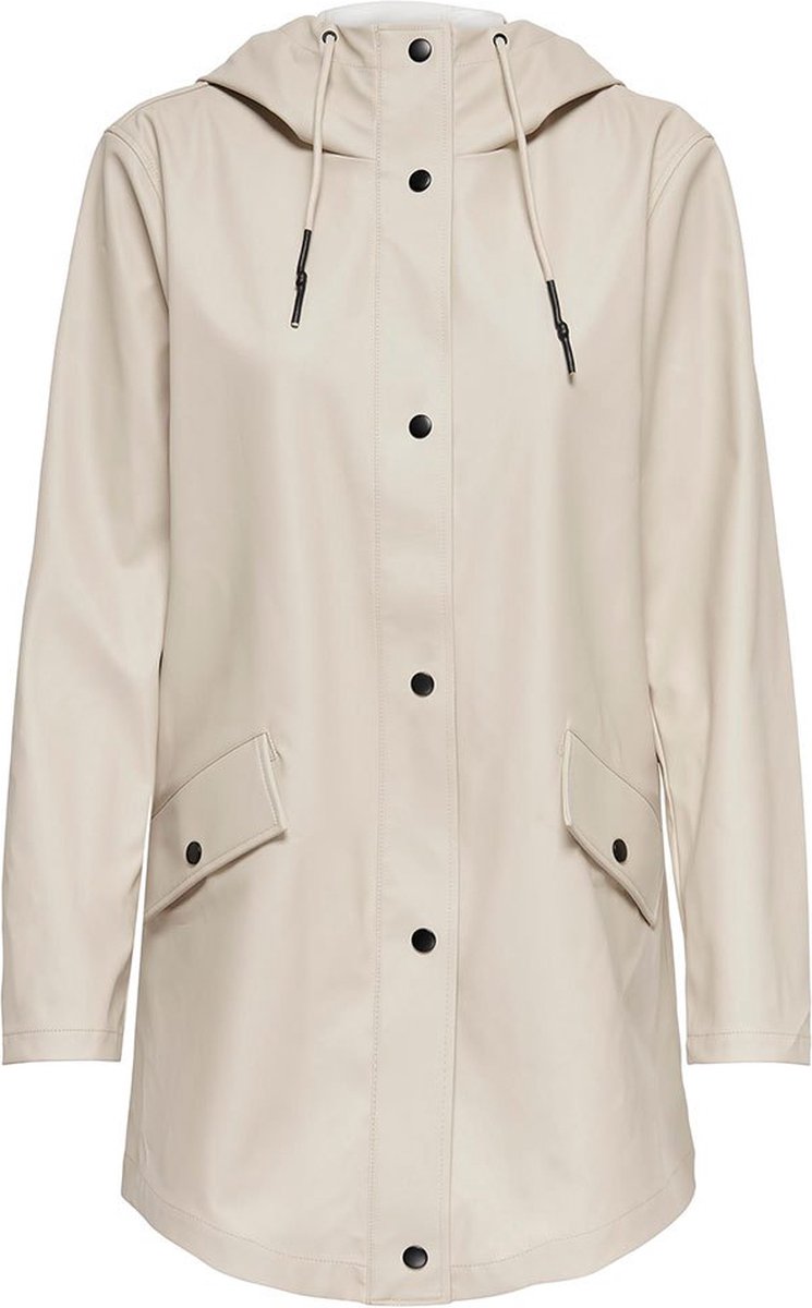 Only jas onlelisa raincoat otw noos 15261734 silver lining dames maat - xl