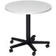 Tavolo da conferenza Bach hammerer vst08 l p truciolato melaminico bianco nero