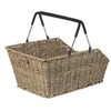 Basil Bicycle Basket Cento Rattan Look Multi System 40 x 25 x 12 cm - Sealgrass