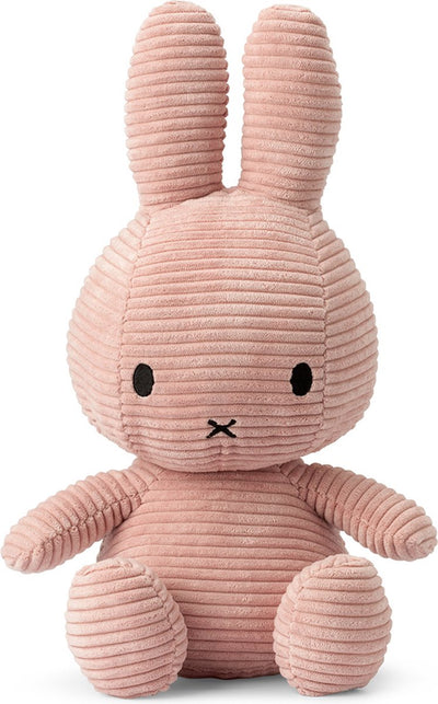 Giochi bon ton Miffy - eco velluto a coste rosa - 33 cm - 13