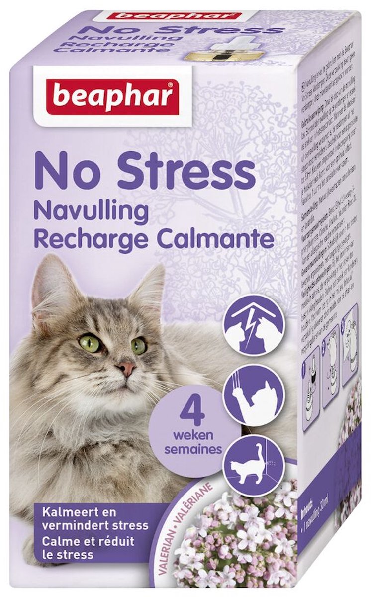 Beaphar sin estrés rellenando gato