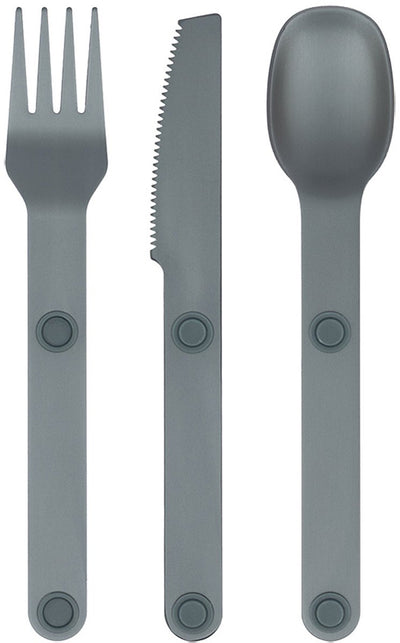 Set posate Bo-camp - alluminio - 3 pezzi