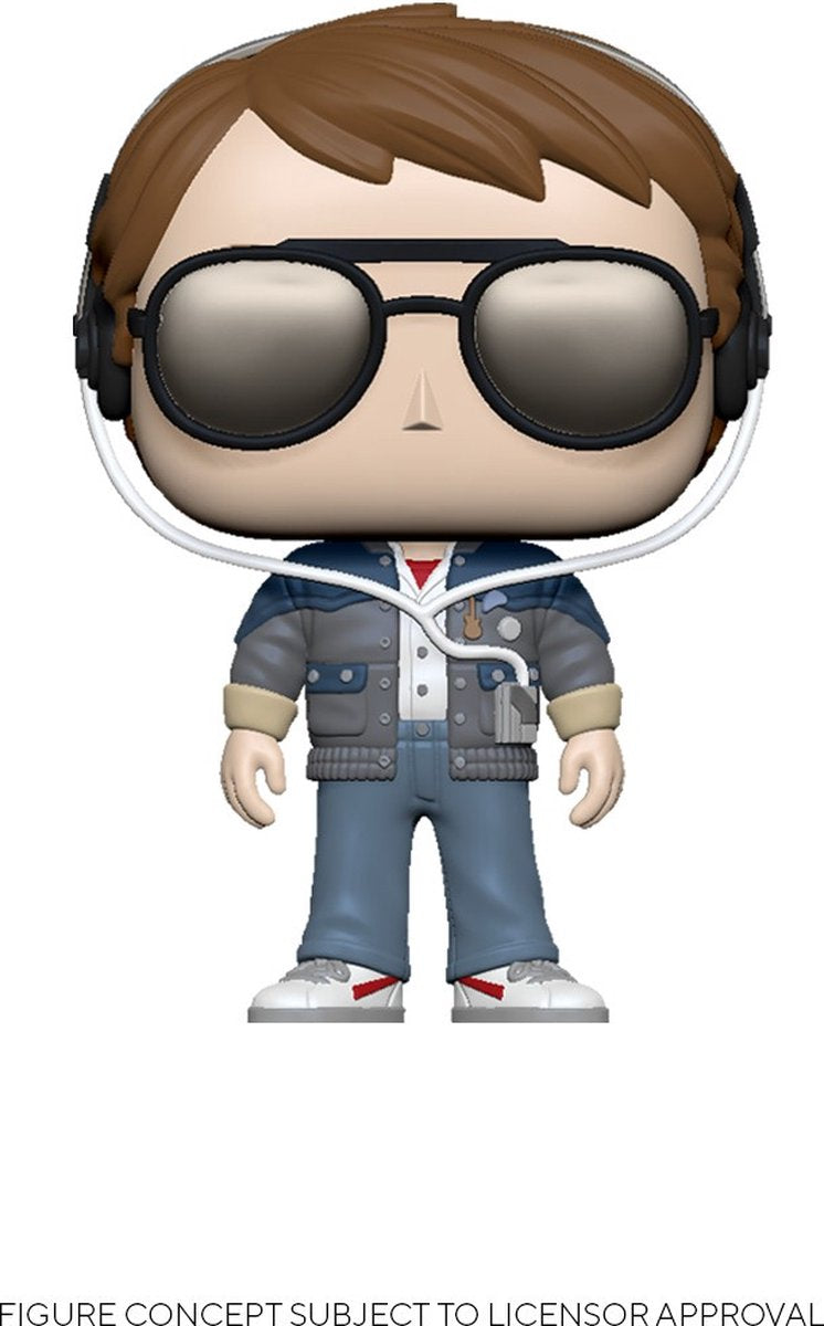 Funko pop back to the future marty with glasses vinyl figure