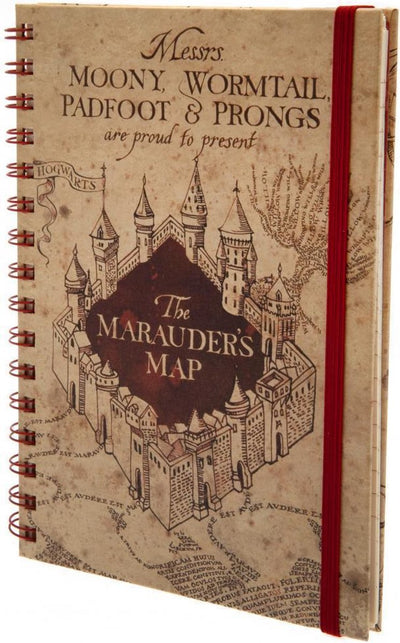 Pyramid international harry potter - the marauders map a5 wiro notebook