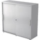Armario con puertas correderas Bach hammerer 1753s re melamina 120x40x110cm gris