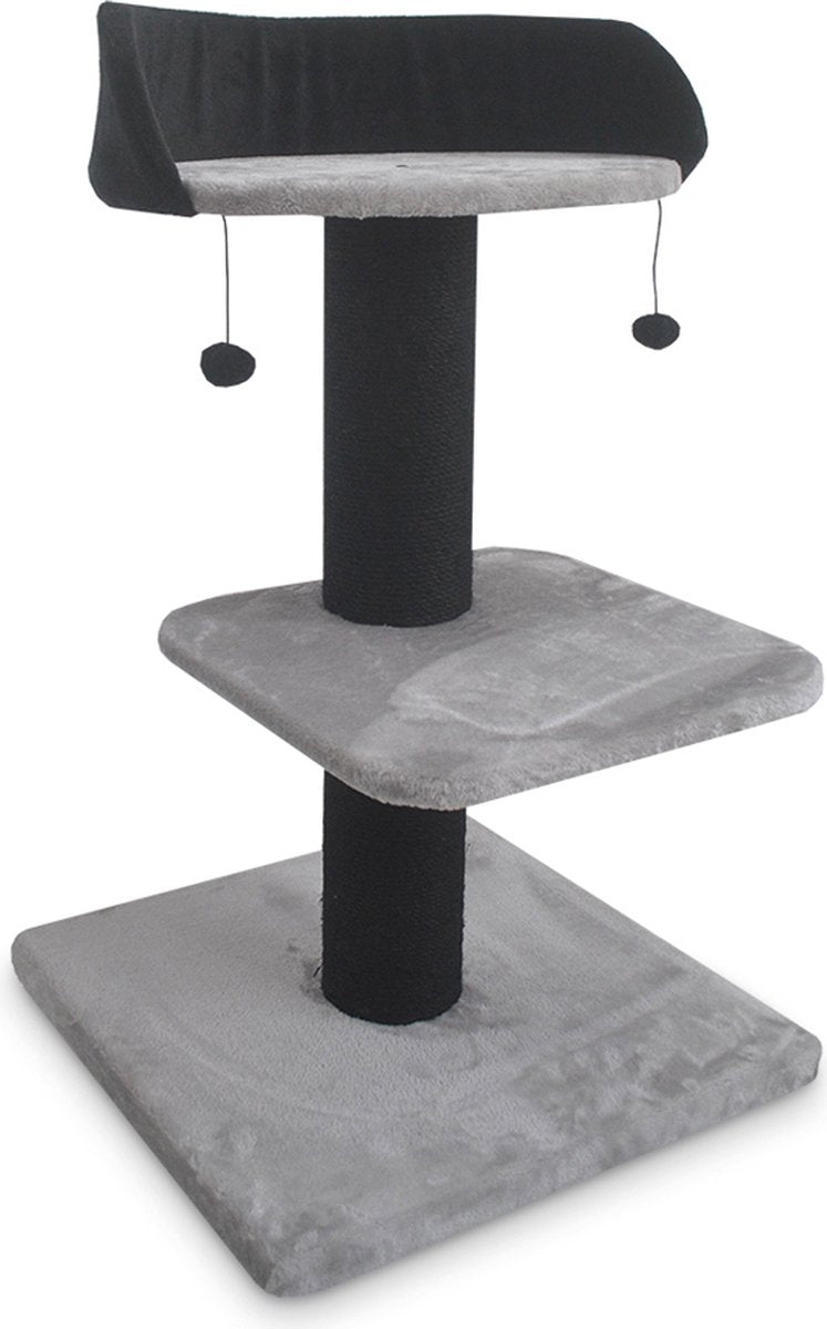 Tiragraffi Ebi ginevra grigio nero 60 x 40 x 84 cm - cat