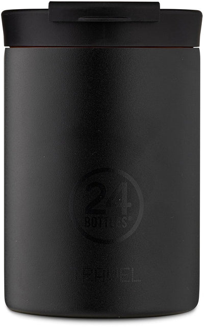 24bottles 24 bottles travel tumbler tuxedo black 350ml rvs thermosbeker duurzaam