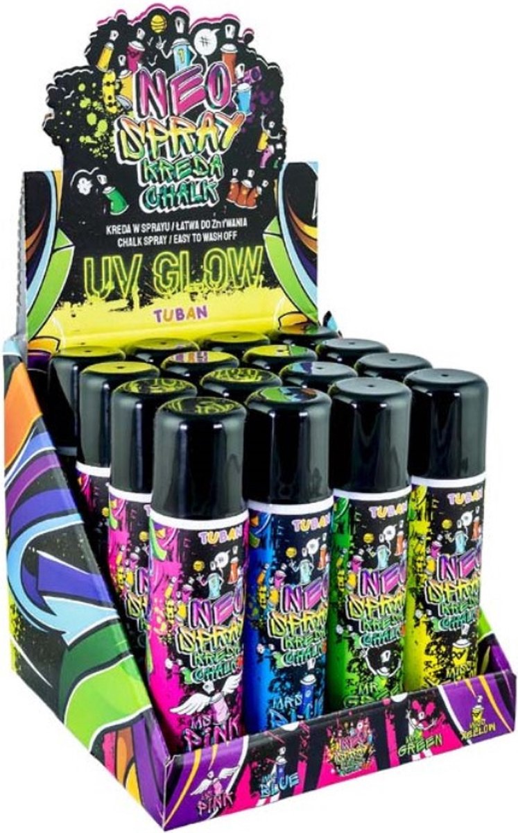 Tuban neo chalk spray stoepkrijt | pink 150 ml