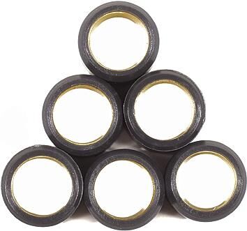 Juego de núcleos de rodillos de pesas RMS variomatic 19x15,5 mm, 9,8 gr, 6 uds.