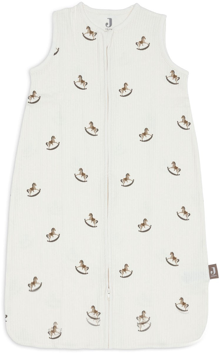 Jollein baby slaapzak zomer jersey rib 110cm - nostalgic ride - zomerslaapzak