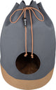 District 70 casa - cuccia pieghevole per gatti in cotone con cuscino - cognac - 45 x 45 x 60 cm