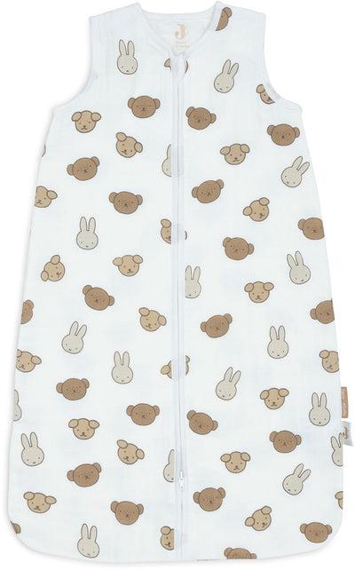 Jollein x Miffy - saco de dormir para bebé verano hidrófilo 90cm - miffy y sus amigos - saco de dormir de verano
