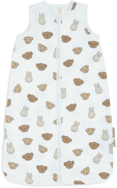 Jollein x Miffy - saco de dormir para bebé verano hidrófilo 110cm - miffy y sus amigos - saco de dormir de verano