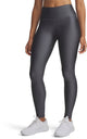 Under armour tech hirise legging-gry dames sportbroek - castlerock - zwart