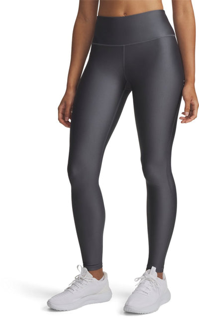 Under armour tech hirise leggings-pantalones deportivos grises para mujer - castlerock - negro