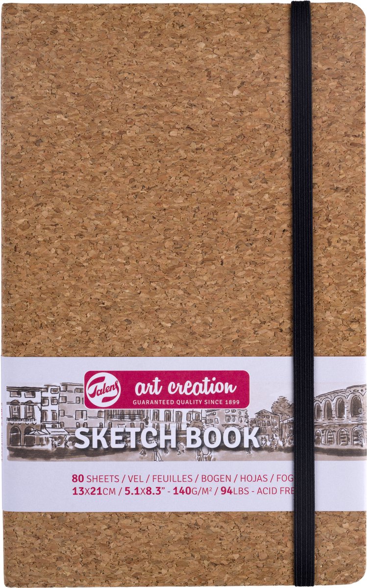 Talens art creation schetsboek kurk | 13 x 21 cm, 140 g, 80 vellen