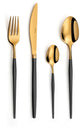 Amefa soprano nero oro - set posate 16 pezzi - per 4 persone