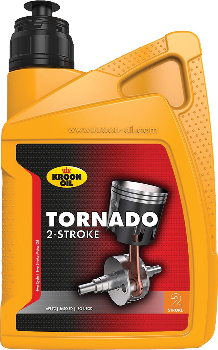 Kroon-Oil Tornado 2 accidente cerebrovascular, lleno de sintético. 1 litro