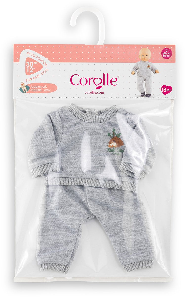 Chándal Corolle gris pequeño explorador - 30cm