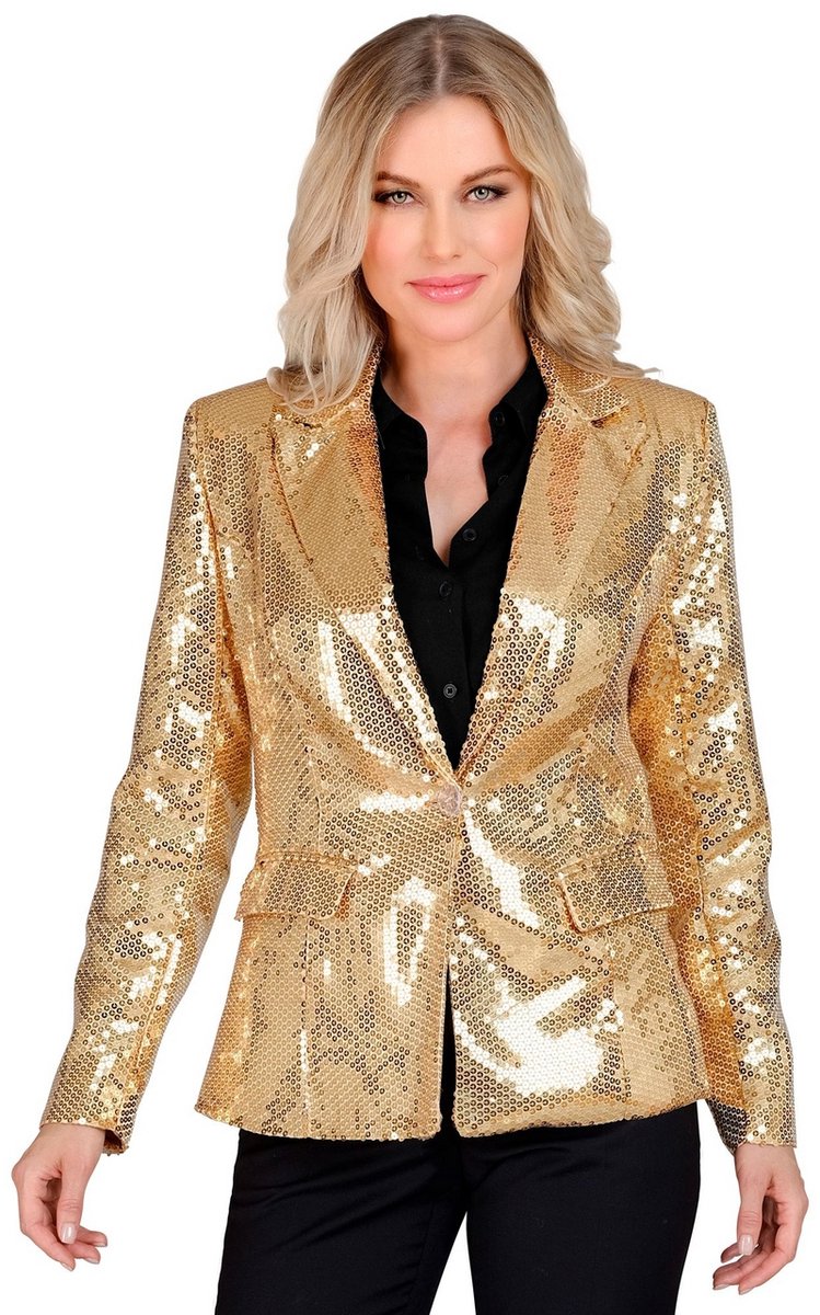 Corista blazer de lentejuelas Widmann vendida a mujer dorada
