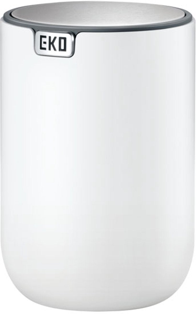 Eko - fandy tafelprullenbak 2,2 liter - wit - kunststof