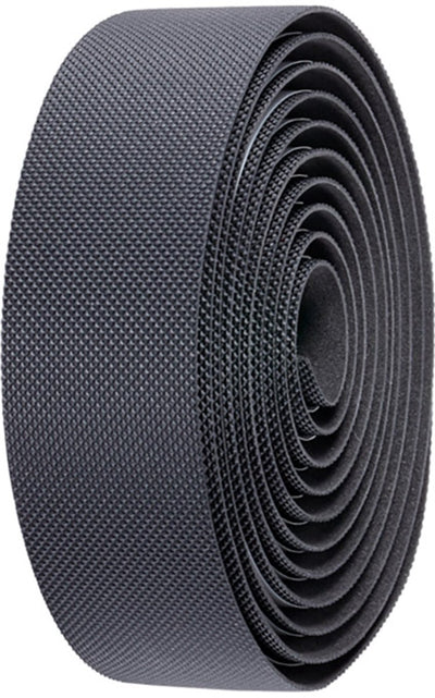 Bbb cycling handlebar tape gravel bike and racing bike - best grip and shock absorption - length: 200cm - thickness: 3.5mm - incl. handlebar caps - black - gravel ribbon gel bht-16