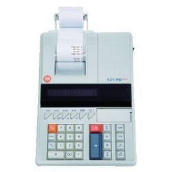 Calculadora de impresión triunfo-adler ta 121 pd eco 217x325x90mm blanco